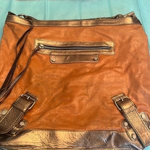 tanish and gold pocketbook